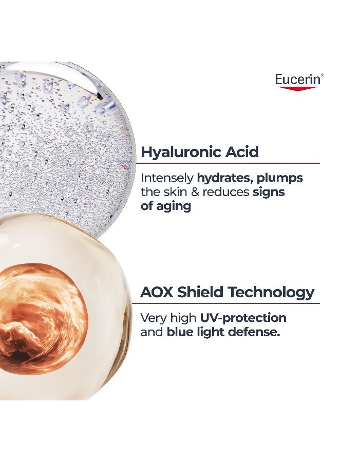 Eucerin Face Sunscreen Photoaging Control Anti-Age Sun Fluid Suitable As Make-Up Base Orange 50ml - Image 4