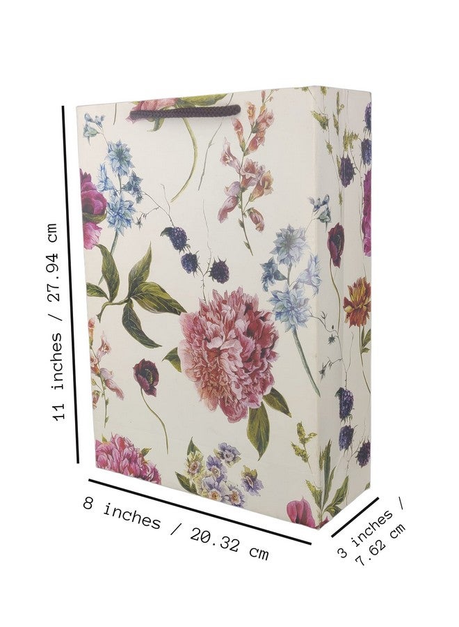 Arrow Paper Products Alekhya Design Paper Gift Bags for Return Gift, Small Presents, Weddings, Birthday, Holiday Presents, Multicolor(20.32 x 7.62 x 27.94 Cm, Pack of 10) - Image 4