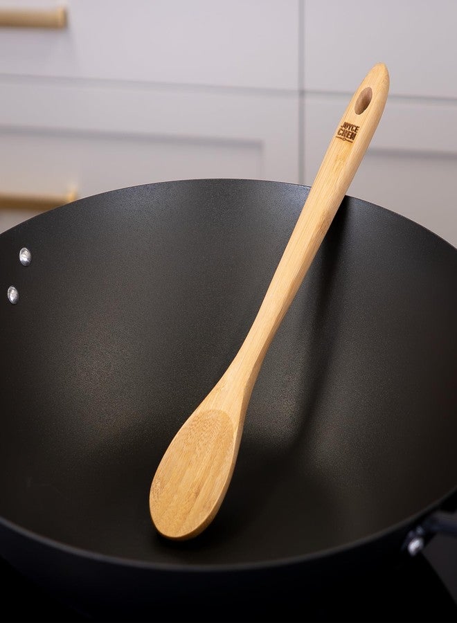 Joyce Chen Burnished Bamboo Mixing Spoon, 12-Inch - Image 2