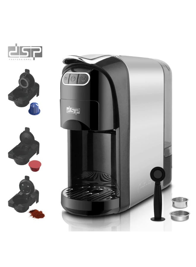 DSP KA3118 Multi-Capsule 3-in-1 Coffee Machine - Image 1