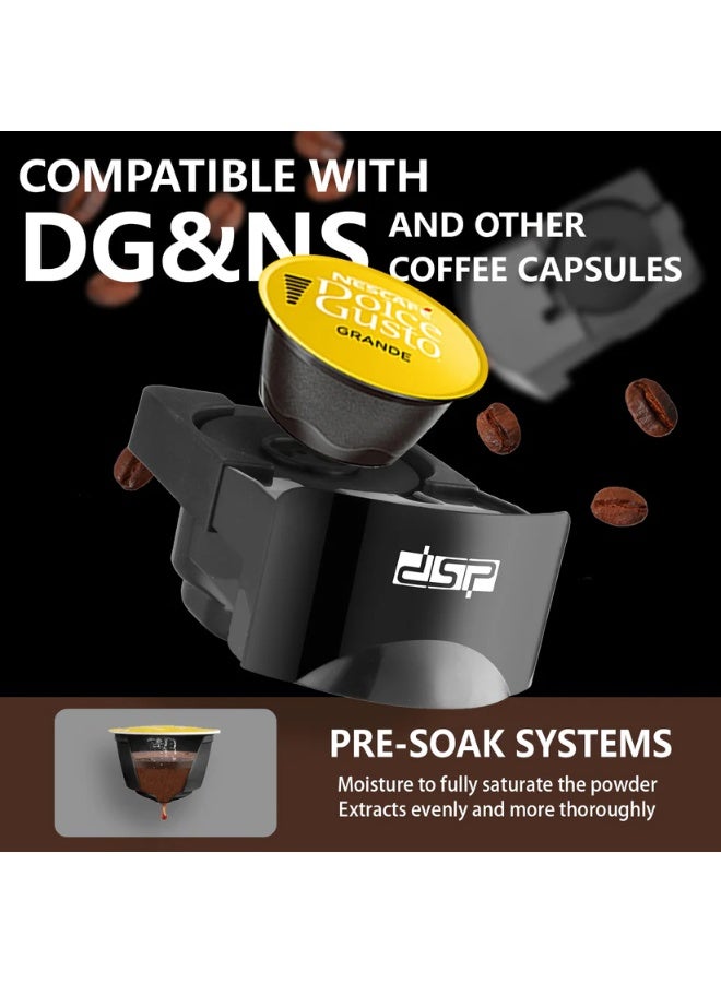 DSP KA3118 Multi-Capsule 3-in-1 Coffee Machine - Image 5