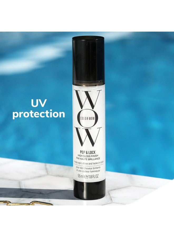 كولور واو سيروم COLOR WOW Pop + Lock High Gloss Finish - للتحكم في التجعد | يمنع بهتان اللون، ويغلق أطراف الشعر المتقصفة، ويضيف لمعانًا | احصلي على شعر حريري لامع! - Image 4