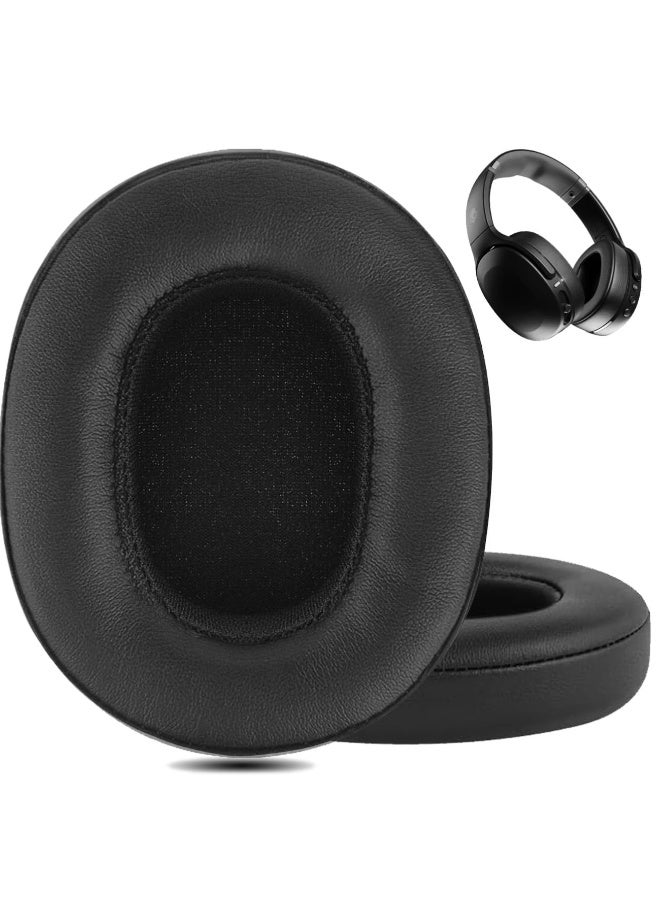 Replacement Earpads for Skullcandy Hesh 3/ANC/Evo & Crusher Wireless/ANC/Evo & Venue ANC Over-Ear Headphones, Ear Pads Cushions with Noise Isolation Foam (Black) - Image 1