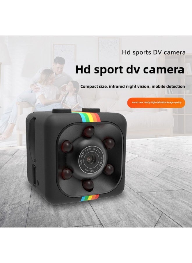 Generic SQ11 Small Camera 1080P HD Motion Infrared Night Vision Home Camera Y3000 Camera Y4000 Camera-Body Color:32g Memory Card  - Image 1