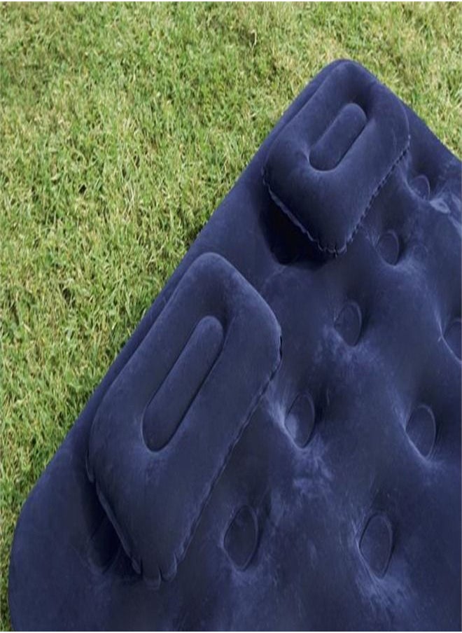 Bestway - Bestway Flocked Air Bed With Air Pump & 2pillow(Queen) 203X152X22Cm -26-67374 - Image 1