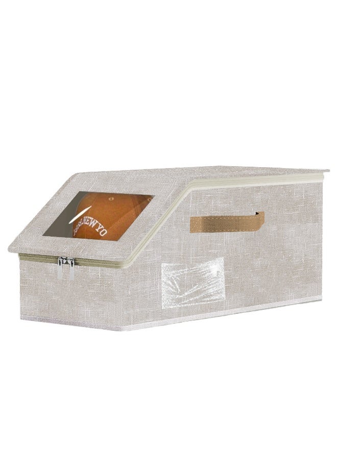NeeMee Extra Large Capacity Foldable Baseball Cap Storage Box 