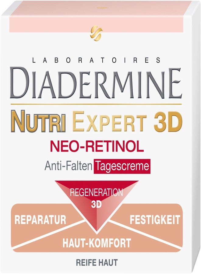 diadermine Genuine German Diadermine Nutri Expert Regeneration 3D Neo-Retinol Anti-Wrinkle Day Care Cream 1.69fl. oz. - 50ml - Image 2