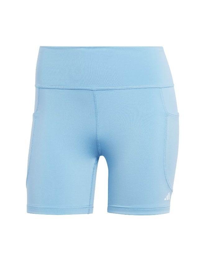 adidas Originals adidas Dailyrun 5Inch Blue Running Tights 2XS  - Image 2
