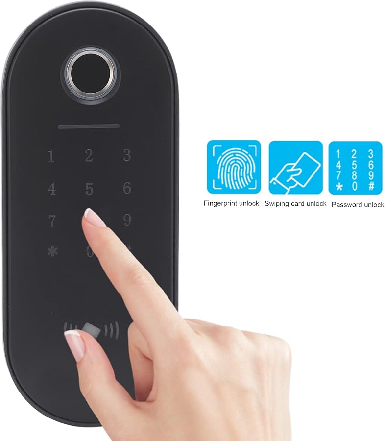 Aluminum Alloy Access Control System with Fingerprint Password and IC Card Entry 13.56Mhz - Image 5