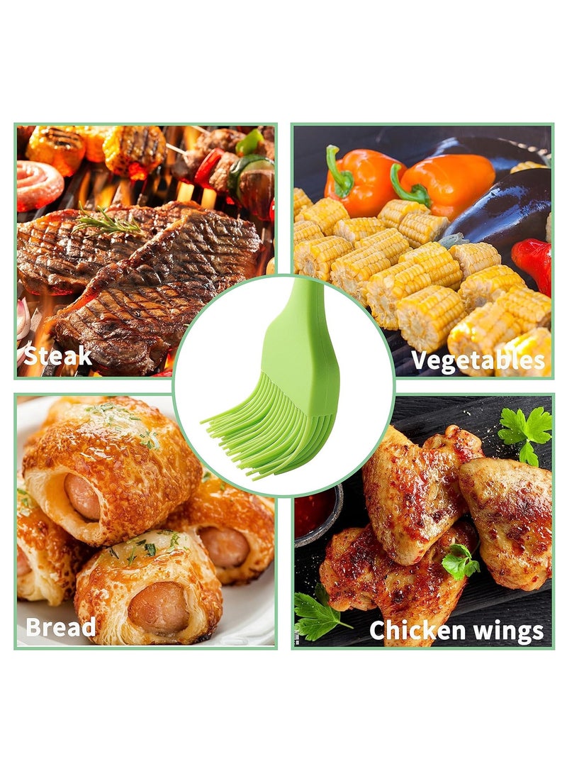 6 Piece Silicone Oil Brush, Heat Resistant Food Brush Spread Oil Butter Sauce for BBQ Grill Baking Kitchen Cooking, BPA Free, Dishwasher Safe. ﻿ - Image 5