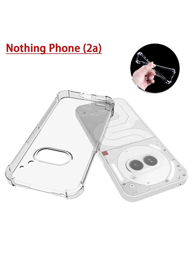 SNBFA Nothing Phone 2A Clear Cover Case Soft TPU Transparent Back Protective Case Shock Absorbent Reinforced Corner for Nothing Phone 2A 5G  - Image 3