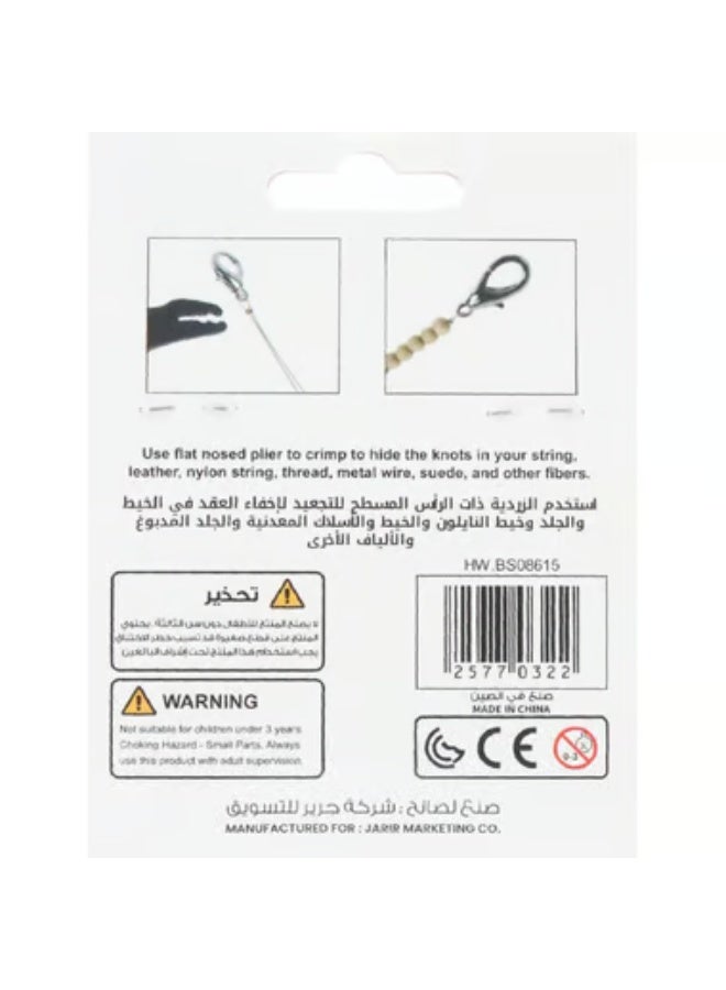 Royal Falcon Crimp Bead 3 mm KC Gold.04 kg ( .09 lb ) - Image 2