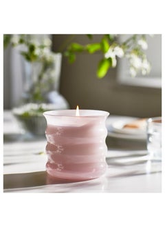 erorex Scented candle in glass, Jasmine/pink, 50 hr  - Image 4