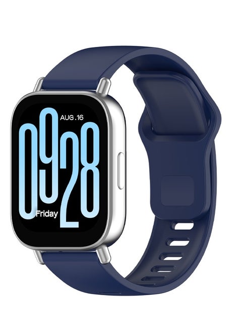 سوار بديل بحزام كبس لساعة Redmi Watch 5 Active/Redmi Watch 5 Lite باللون الأزرق