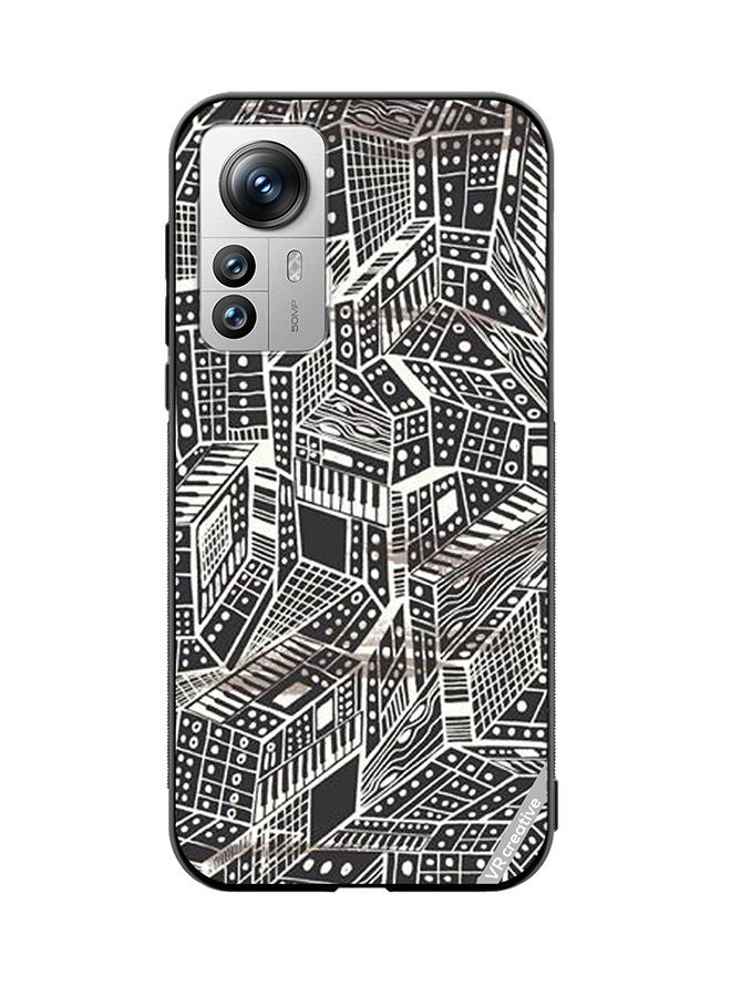 VR CREATIVE Protective Case Cover For Xiaomi 12 Pro Layer Design Multicolour - Image 1