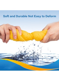 SYOSI Car Wash Sponge, Large Multi Use Sponges for Cleaning, 6cm Thick High Foam Scrubber Kit, Sponges for Dishes, Tile, Bike, Boat, Easy Grip Sponge for Kitchen, Bathroom, Household Cleaning, 5pcs  - Image 3