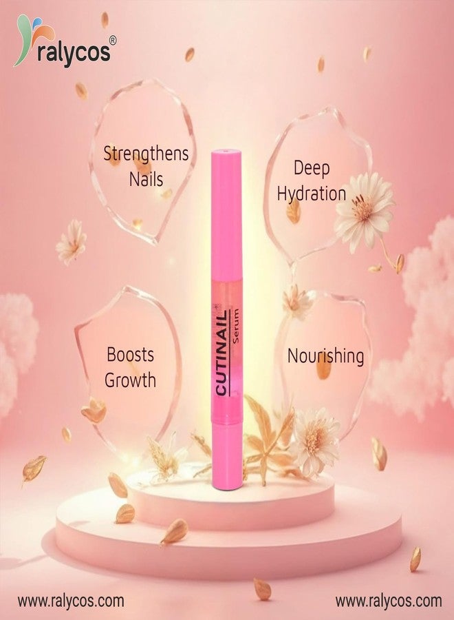 ralycos Cutinail Nail Serum Nail Growth Serum – Strengthens & Hydrates Weak, Brittle Nails | Cuticle Repair Oil with Almond & Olive Oil - Image 3