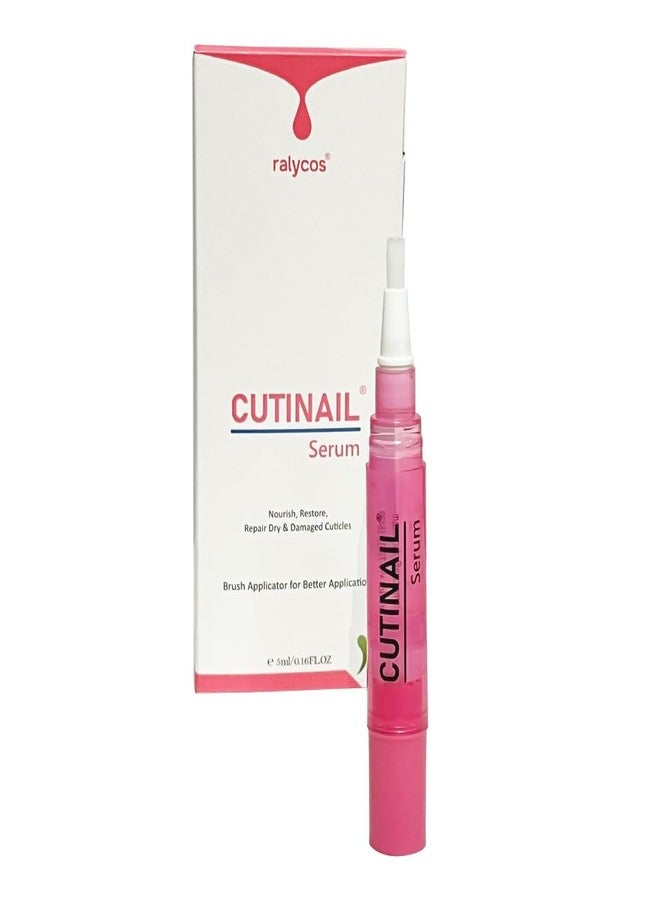 ralycos Cutinail Nail Serum Nail Growth Serum – Strengthens & Hydrates Weak, Brittle Nails | Cuticle Repair Oil with Almond & Olive Oil - Image 1