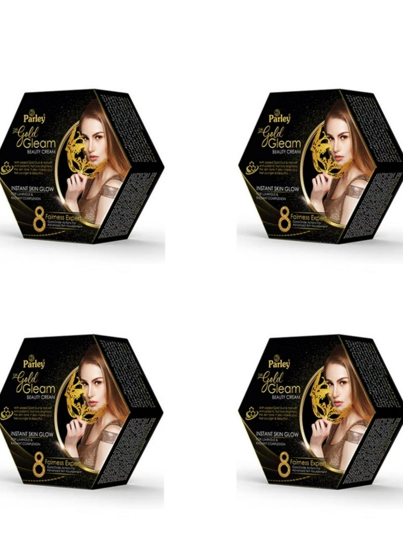 Parley 24k Gold Gleam Beauty Cream Jar 50 g 4 Pcs