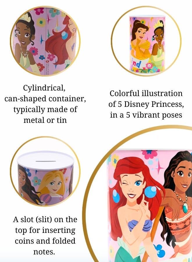 STOR METALLIC COIN BOX PRINCESS BE YOUTIFUL MONEY BANK - Image 4