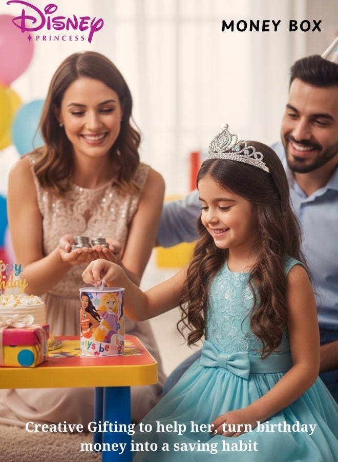 STOR METALLIC COIN BOX PRINCESS BE YOUTIFUL MONEY BANK - Image 3