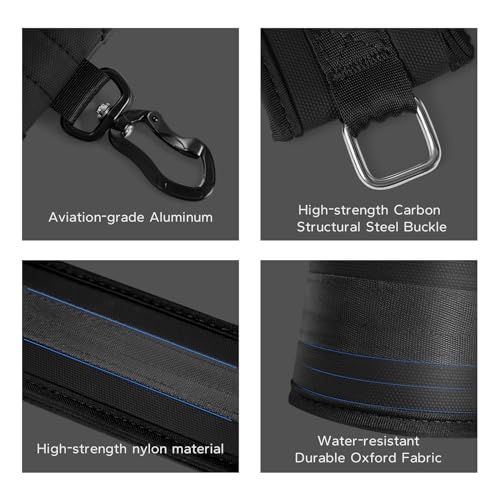 Speediance Extender Straps Attachments, Black, Machine Accessories for Speediance Gym Monster Home Gym, Extender Straps Extension Straps for Cable Attachments Pulley Machines, Pull-ups, Triceps, Rows - Image 2