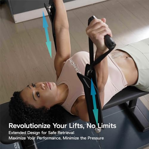 Speediance Extender Straps Attachments, Black, Machine Accessories for Speediance Gym Monster Home Gym, Extender Straps Extension Straps for Cable Attachments Pulley Machines, Pull-ups, Triceps, Rows - Image 3