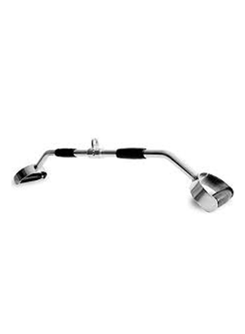 AXOX Revolving 38 Inch Solid Lat Bar With TPR Grips - Image 2