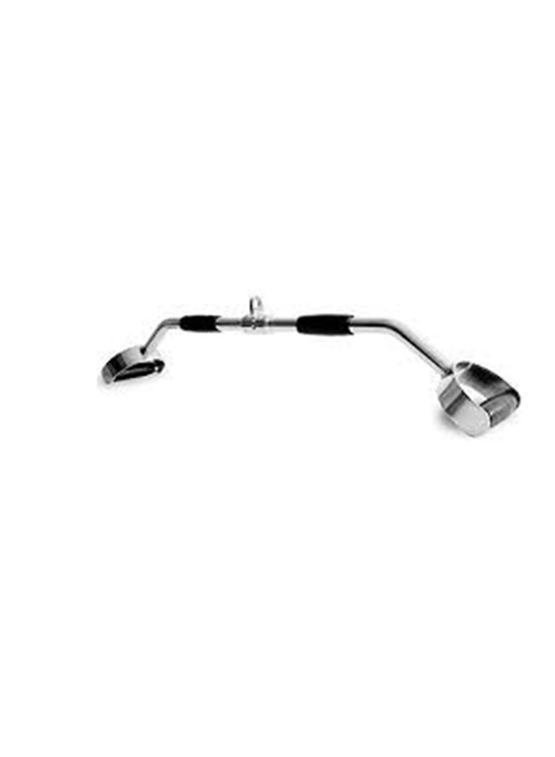 AXOX Revolving 38 Inch Solid Lat Bar With TPR Grips - Image 3