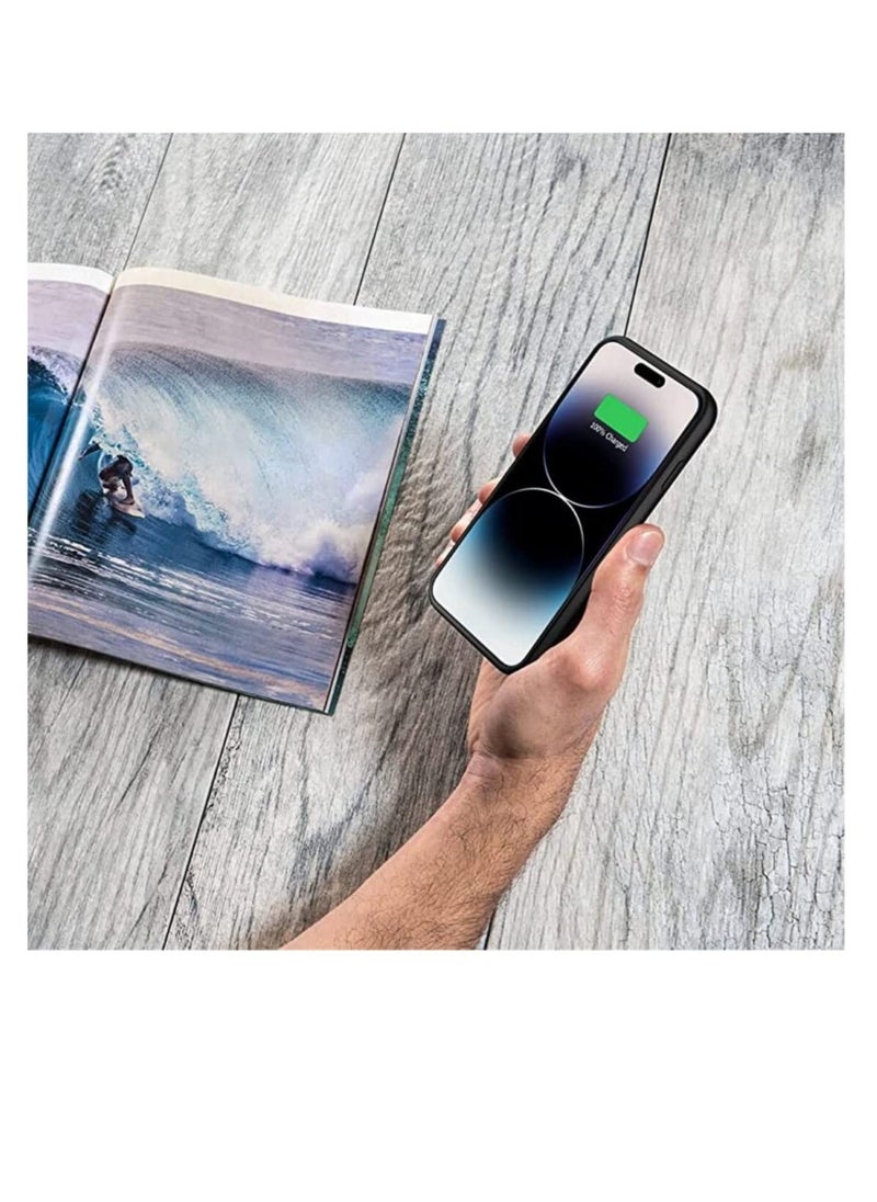 Raxoom Protective Battery Case Cover For Apple iPhone 13 Pro Max 4500mAh Black - Image 4