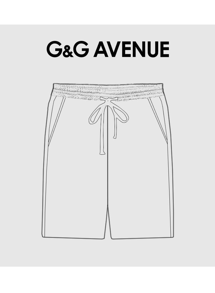 G&G AVENUE شورت تمرين رجالي صيفي جديد، شورت رياضي من القطن الخالص عالي الجودة مع جيوب، شورت كرة السلة للجري في الهواء الطلق - Image 4