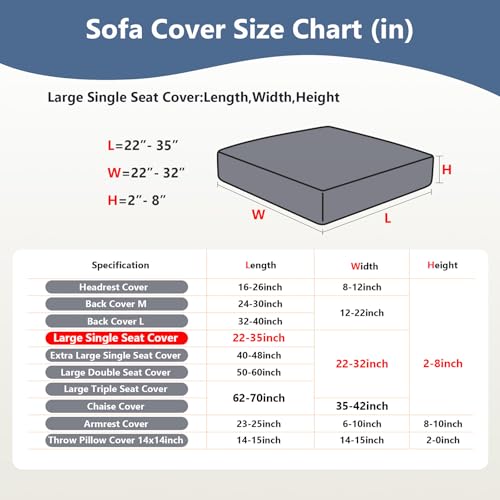 Yoovat Magic Sofa Covers Magic Sofa Couch Covers 2024 New Wear-Resistant Universal Sofa Cover Stretch for Sectional Slipcovers (Texture-Blue,Large Single Seat Cover) - Image 3