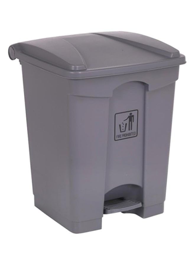 AKC سلة نفايات بدواسة مع غطاء – 30 لتر، 45 لتر، 68 لتر، 87 لتر | رمادي، أصفر، أحمر، أخضر | سلة نفايات بلاستيكية متينة مع دواسة وغطاء (رمادي، 68 لتر) - Image 1