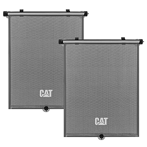 CAT® Window Shades Car Accessories - Car Shades for Back Windows Baby Visor - Retractable Window Blinds for SUV, Truck, & Car Sun Shade Window Screen - Car Window Shade for Baby - 14in x 19in 2-Pack - Image 1