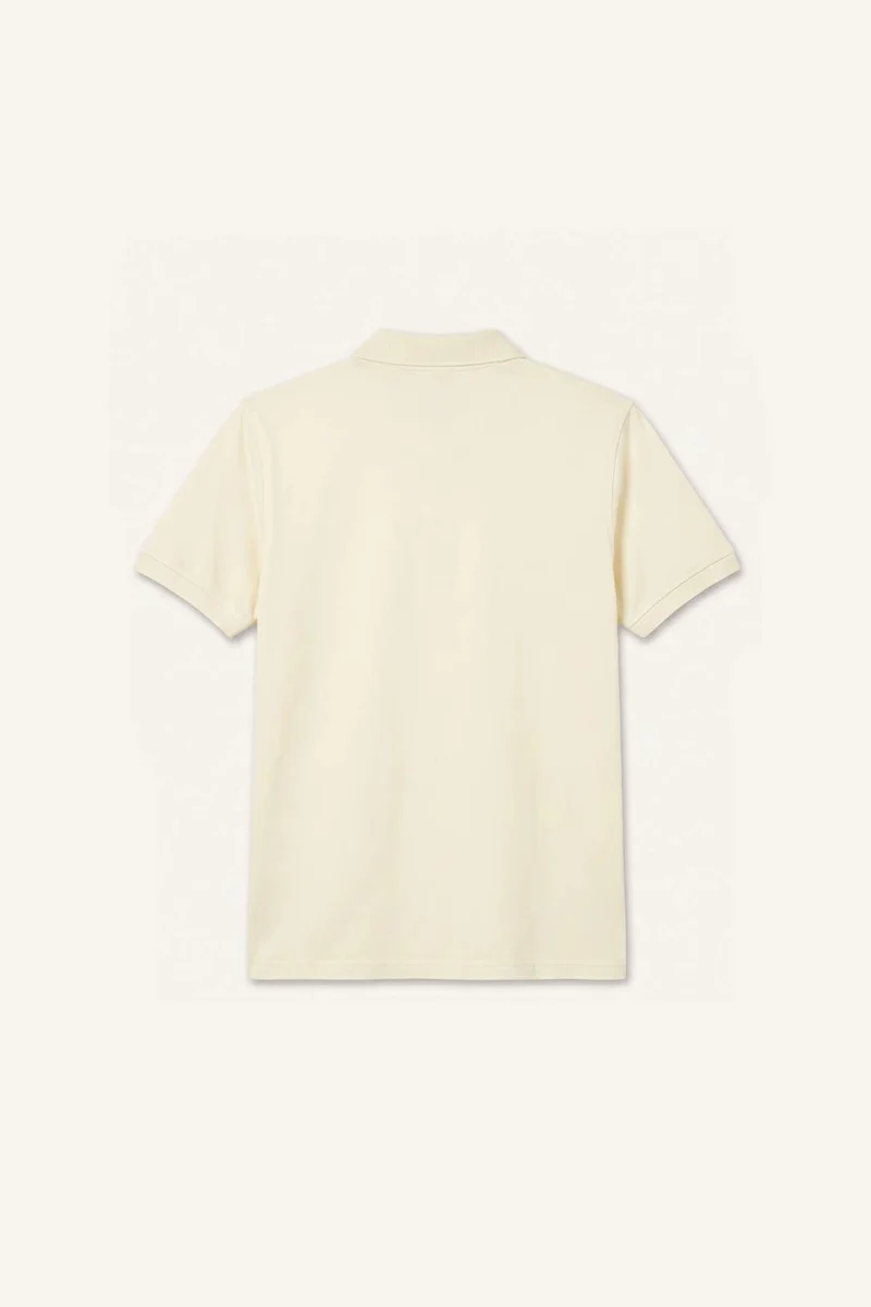 ديفاكتو Regular Fit Polo Collar Pique Short Sleeve Polo T-Shirt