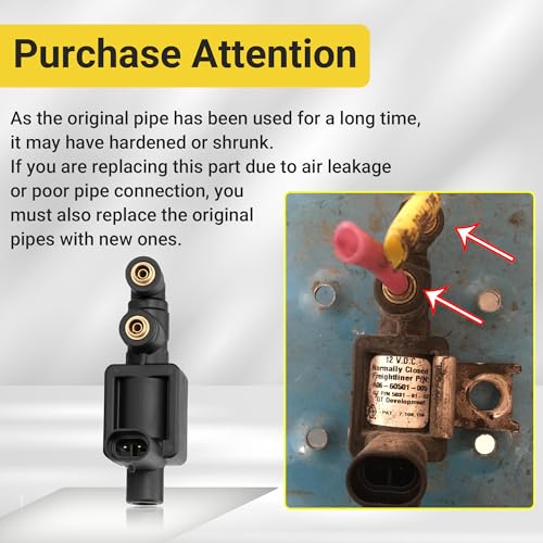 FANHAY A0660501005 Solenoid 12V Normally Closed Air Valve Fan Clutch for Freightliner M2 106 20082014 for Freightliner Cascadia 20092019 Replace 1731124 S23869 - Image 3