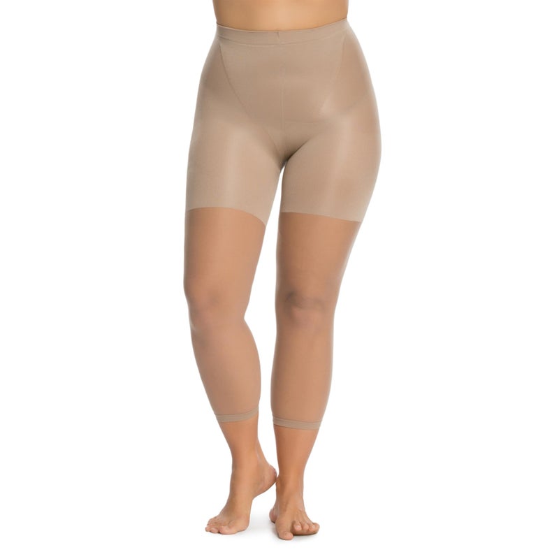 SPANX shape Original Footless Sheers - Body-Shaping Footless Pantyhose for Core Control - Adjustable Length - Nude - Size E - Image 1