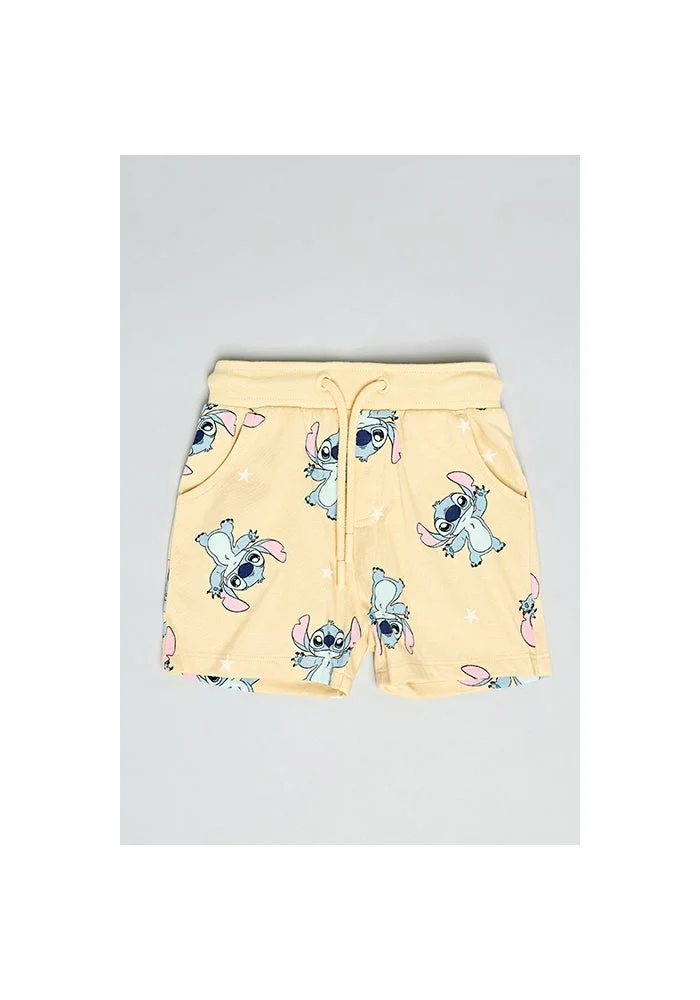 أر أند بي 2 Pack Stitch Print Shorts with Drawstring Waist