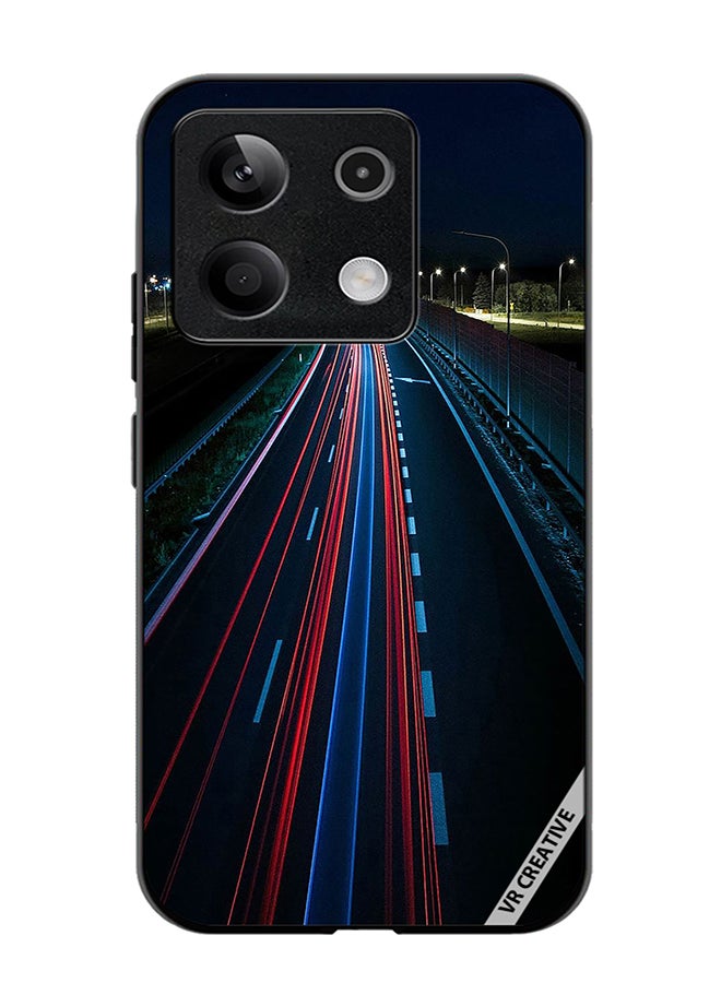 VR CREATIVE Protective Case Cover For Xiaomi Poco X6 Road Design Multicolour - Image 1