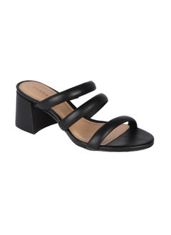 Carrano Ladies Open Back Strappy Heeled Mules 312021 Cab0502