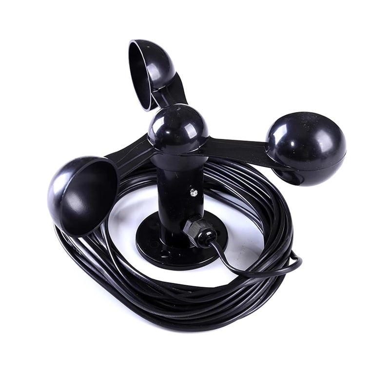 Tower Crane Anemometer with Wind Speed Alarm 3 Fan Blades Construction Site Wind Meter - Image 3