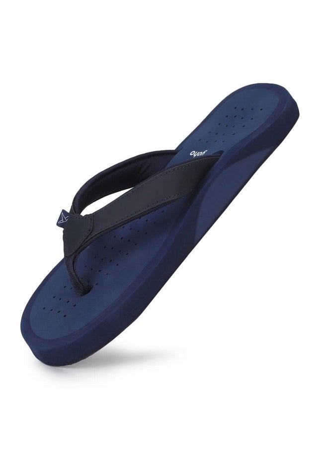 YOHO YOHO Women slippers with arch support |soft comfortable stylish and anti skid Women's Flip-Flops & Slippers in exciting color | Styles | Daily Use |Waves (Mystery Blue, numeric_7)  - Image 1