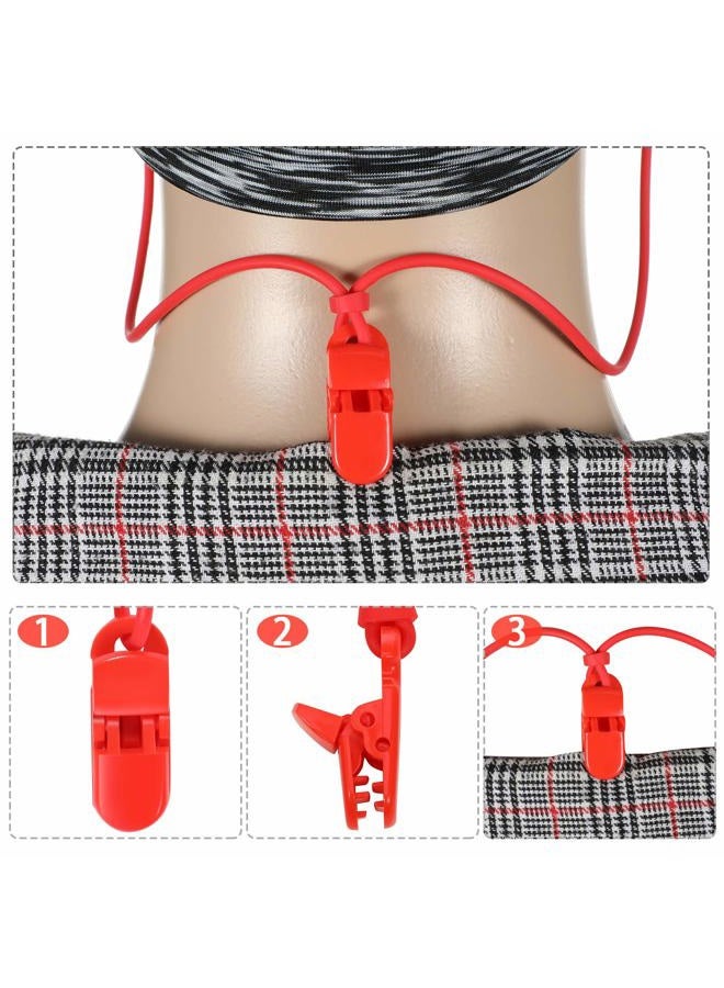 BBTO 4Pcs Hearing Aid Clips Adjustable Hearing Aid Clip Holder Anti-Lost Hearing Aid Rope for Adults, 4 Colors (Classic Style) - Image 3