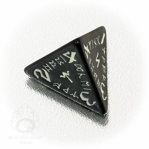 Q WORKSHOP مجموعة نرد بوليهدرا RPG المتوهجة في الظلام من Qworkshop - Image 4