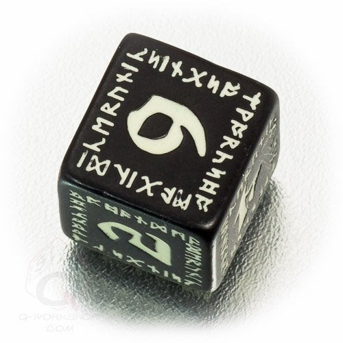 Q WORKSHOP مجموعة نرد بوليهدرا RPG المتوهجة في الظلام من Qworkshop - Image 3