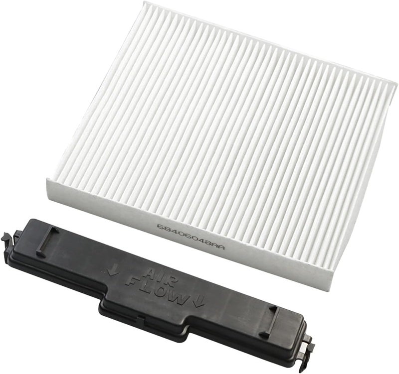 VKVXCLON 68406048AA Cabin Air Filter and Filter Access Door for Dodge Ram Models - Image 1