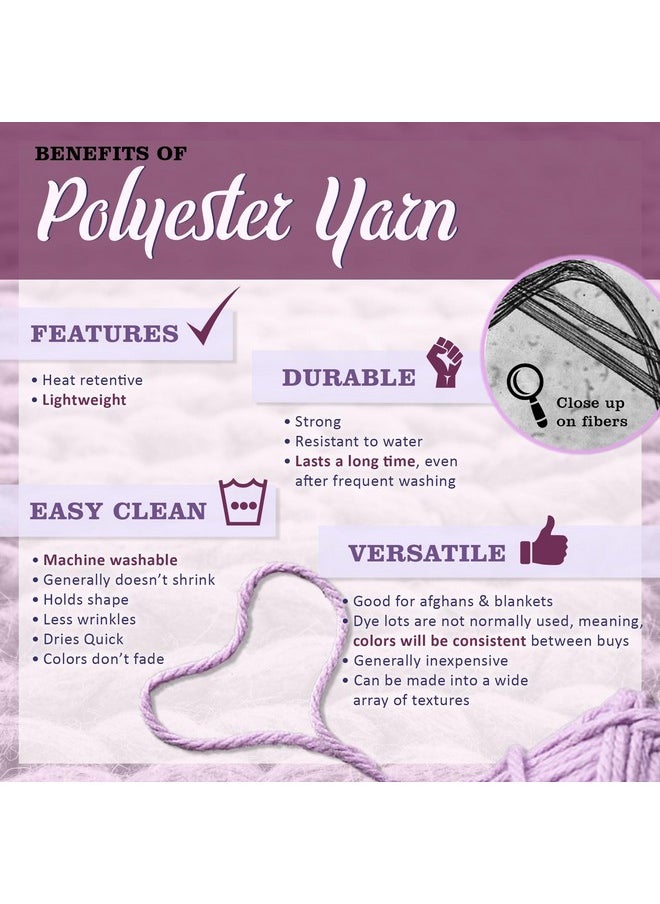 BambooMN Jubileeyarn Eyelash Fur Yarn Fine Polyester Variety Pack 6 Skeins  - Image 5