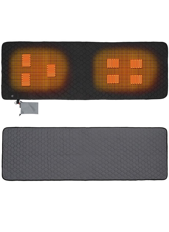 Generic - Winter Heating Mat USB Heating Sleeping Mat Camping Warming Mattress Temperature Adjustable Warm Tent Sleeping Mat Foldable Sleeping Pad - Image 1