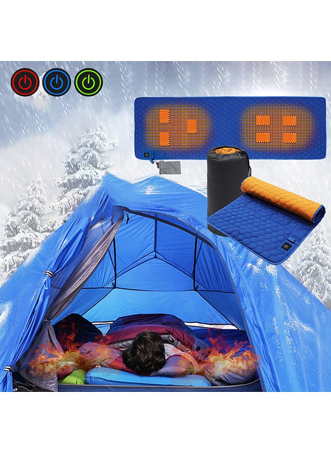 Generic - Winter Heating Mat USB Heating Sleeping Mat Camping Warming Mattress Temperature Adjustable Warm Tent Sleeping Mat Foldable Sleeping Pad - Image 1