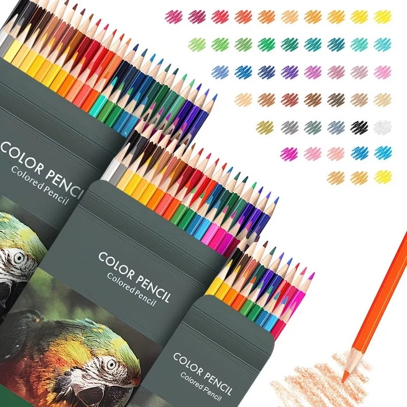 Shein 24-Color Colored Pencil Set, 12/24 Color Options, Vibrant Art Supplies for Coloring Books, Professional Drawing, Shading & Sketching, Ideal Gift for Artists, Birthdays, Eid, New Year & Easter - Image 1